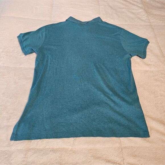Polo By Ralph Lauren Pique Polo T Shirt Turquoise Aquamarine Size Large. - Picture 4 of 5